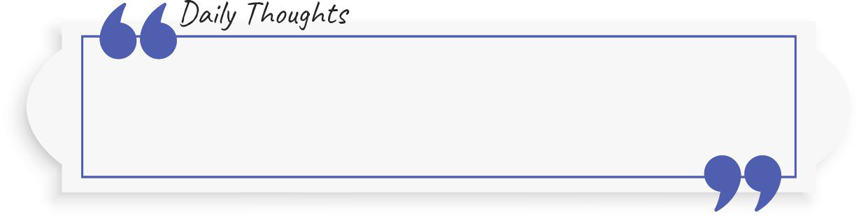 Daily Thought Background